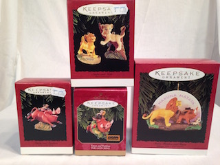 Hallmark Lion King Themed Ornaments