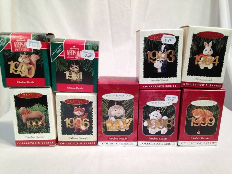 Hallmark Fabulous Decade Series Ornaments