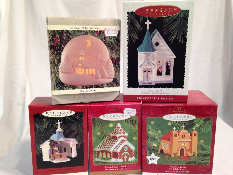 Hallmark Church Themed Ornaments