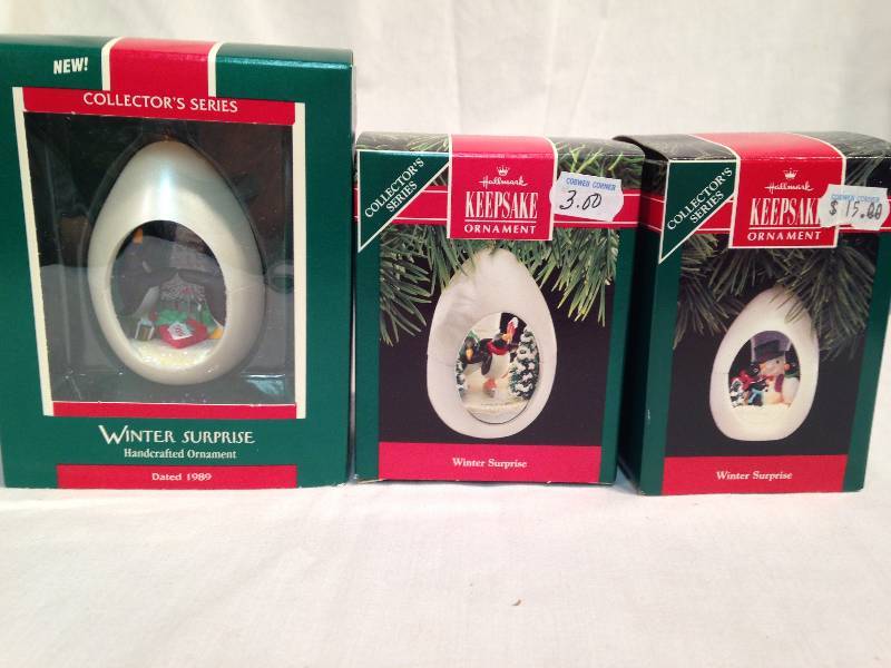 Hallmark Winter Surprise Series Ornaments