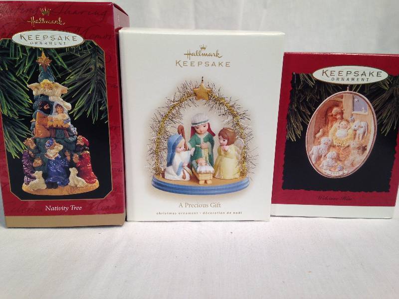 Hallmark Nativity Themed Ornaments