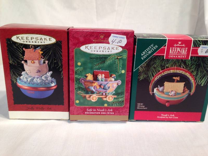 Hallmark Noahs Arc Themed Ornaments