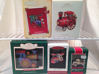 Hallmark Train Themed Ornaments