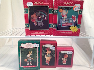 Hallmark & Enesco Basketball Themed Ornaments
