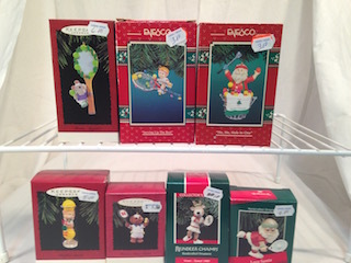Hallmark & Enesco Tennis Themed Ornaments