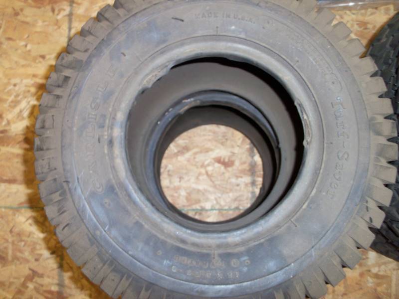 lot 8 image: LAWN AND GARDEN TIRES