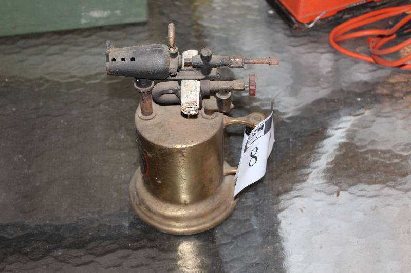 lot 8 image: Brass Instant Lighting Blow Torch