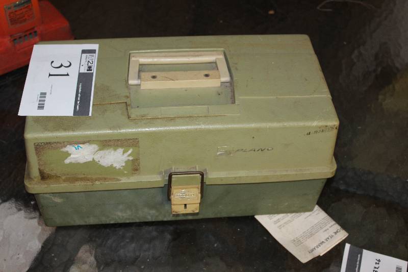 lot 31 image: Tackle box with Screws, Nails, Bolts and more