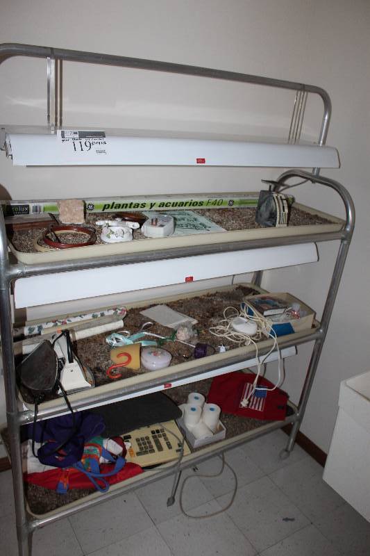 lot 119 image: Grow Stand with contents