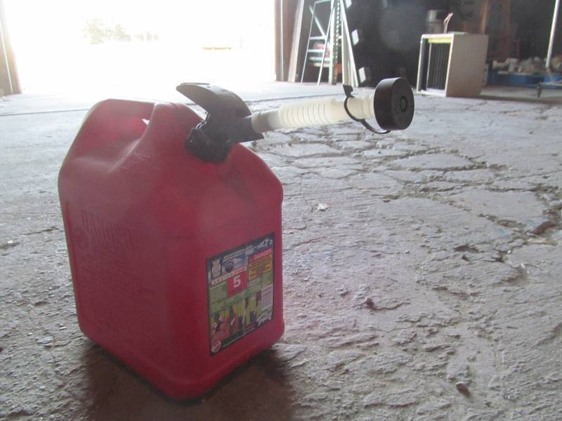 gasoline container
