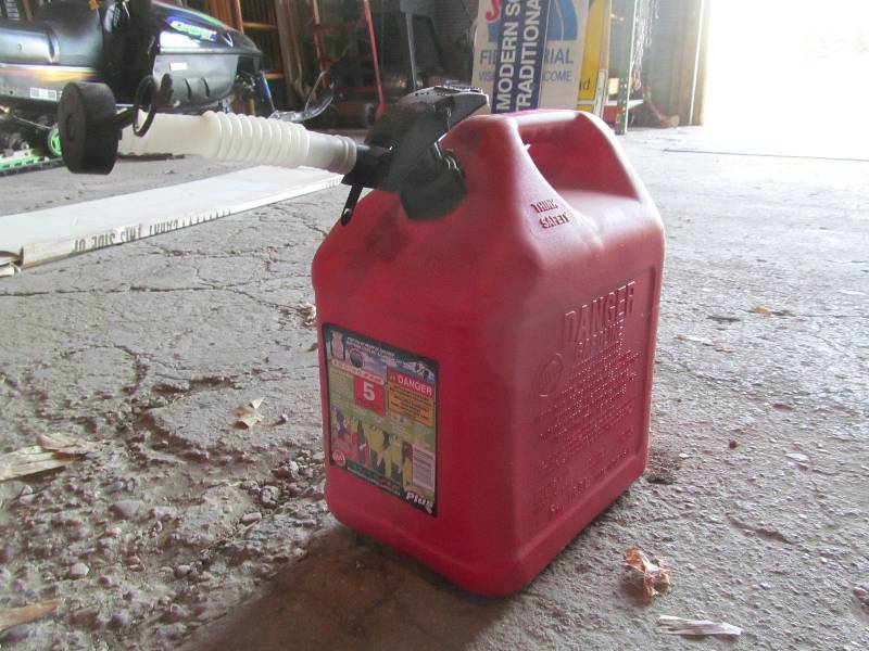 gasoline container