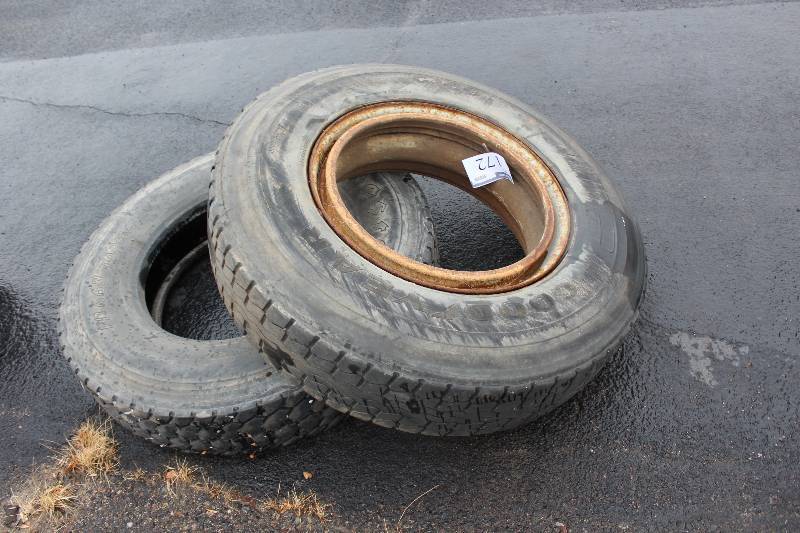 Lot of (2) FD663 Radial Tires - 11R24.5