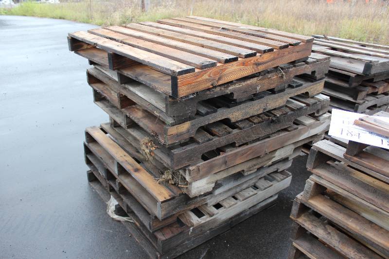 Lot of (10) Wood Pallets