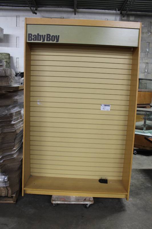 Wooden Retail Display Cabinet  59x18x96
