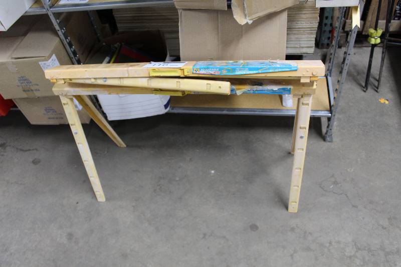 Lot of saw horses