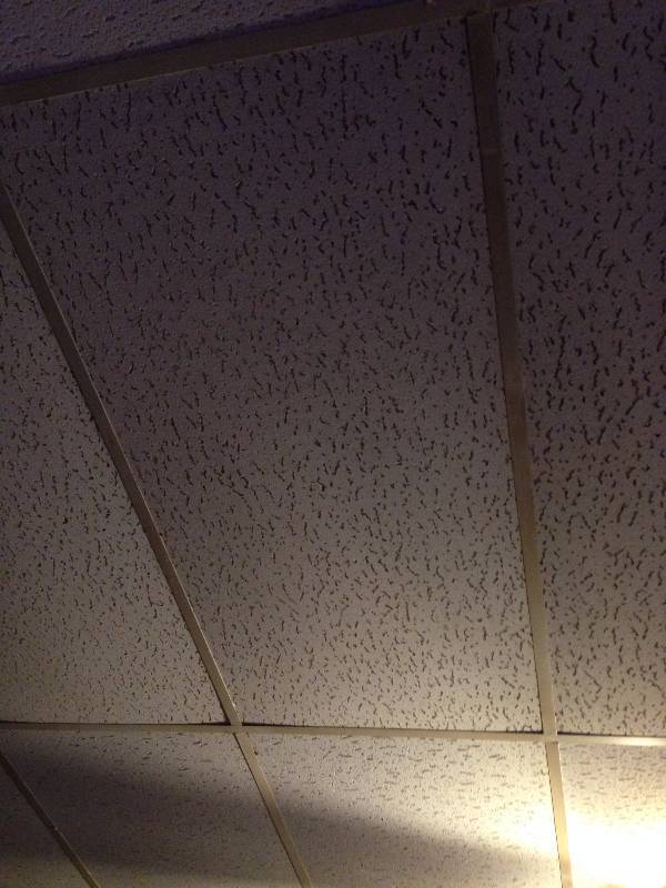 Ceiling Tile Uninstallation Required