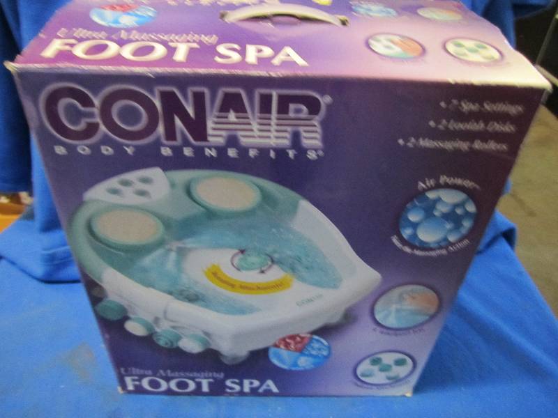 Con Air foot spa...