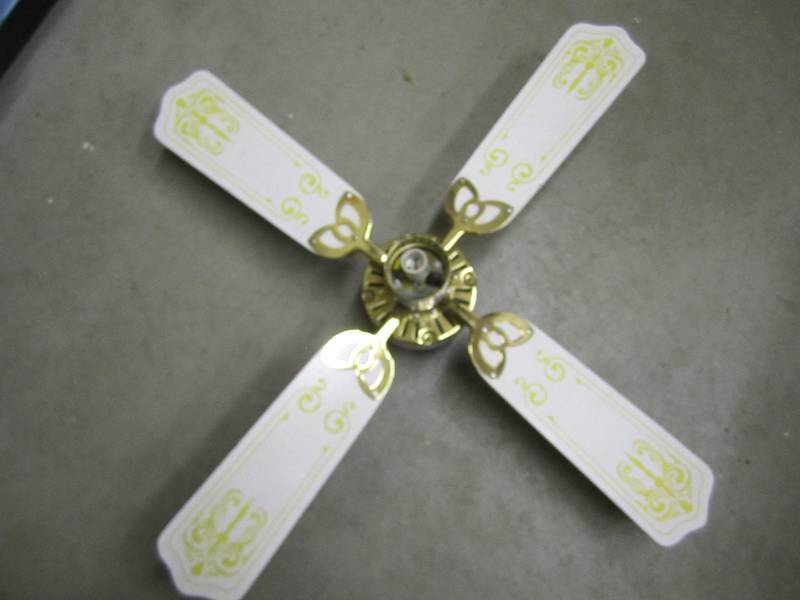 Ceiling fan and light...