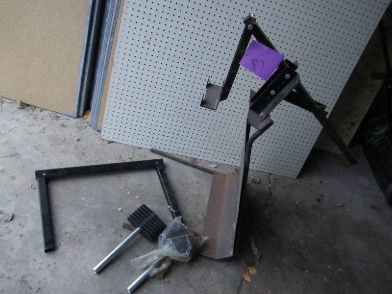 Snowmobile stand...
