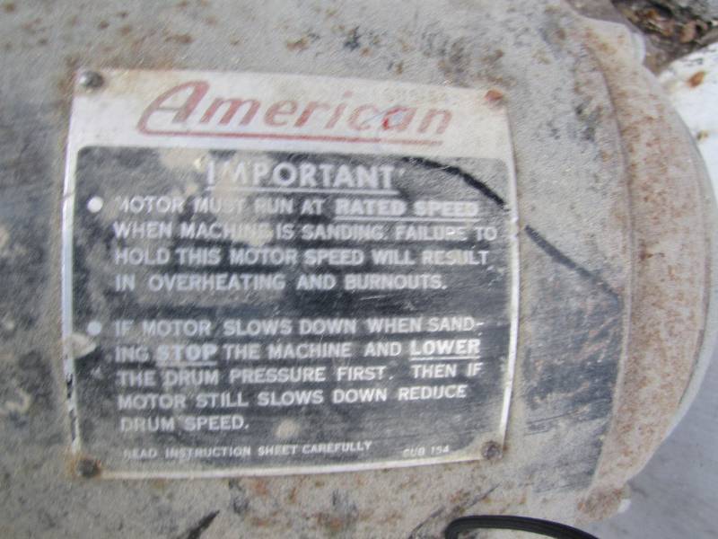American Super 8 floor sander,Used ...