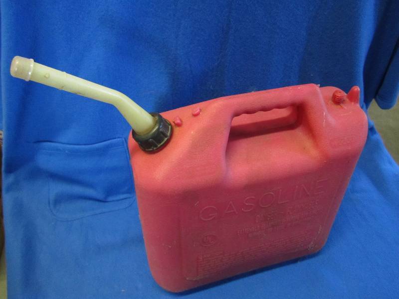 5 gallon gas can- used ...