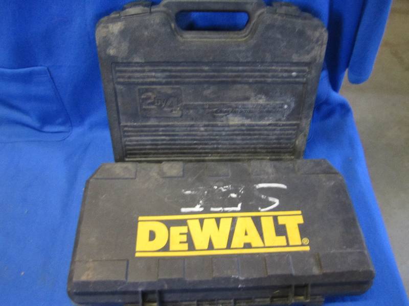 2 plastic tool box cases...