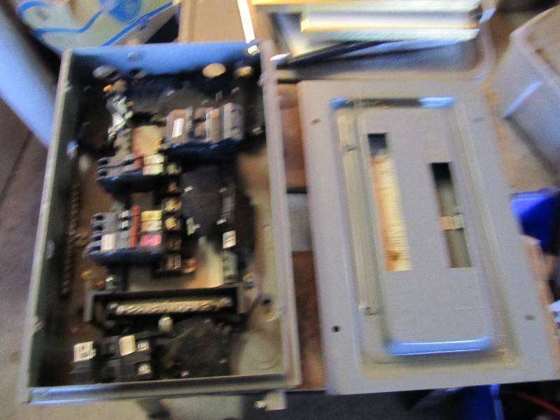 federal pacific breaker box with so...
