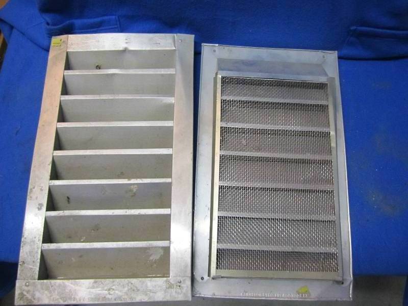 2 screened vent covers  10 x 18 ...