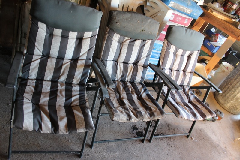 3 Patio Chairs