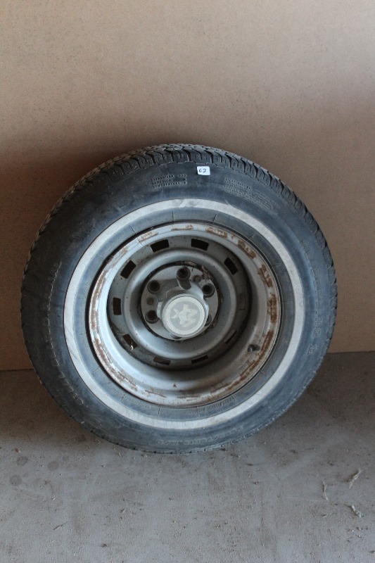 P22575R15 Tire on Wheel