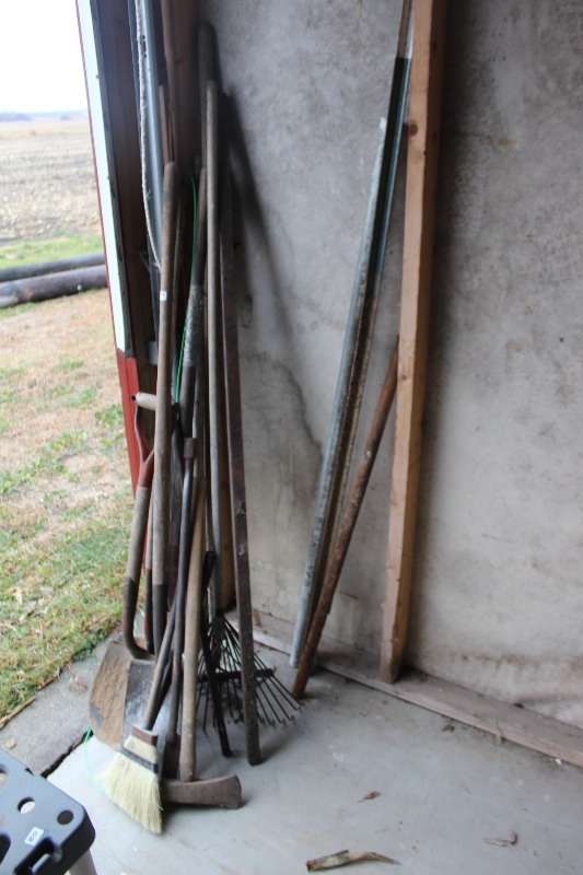 Garden Tools and Solid Steel Bars