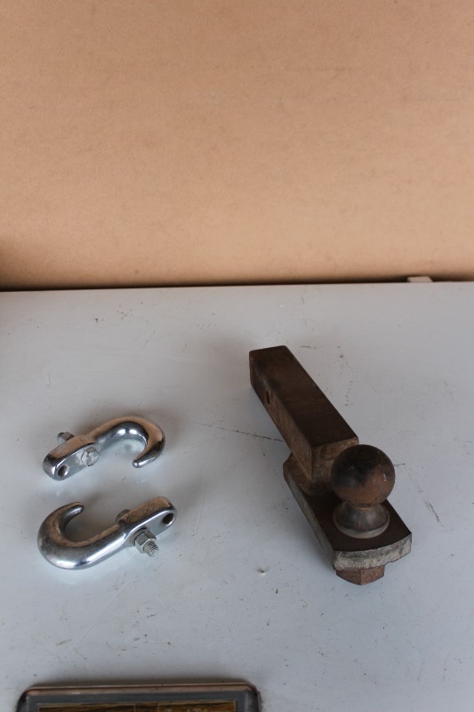 Solid Steel Receiver Hitch and J Hooks