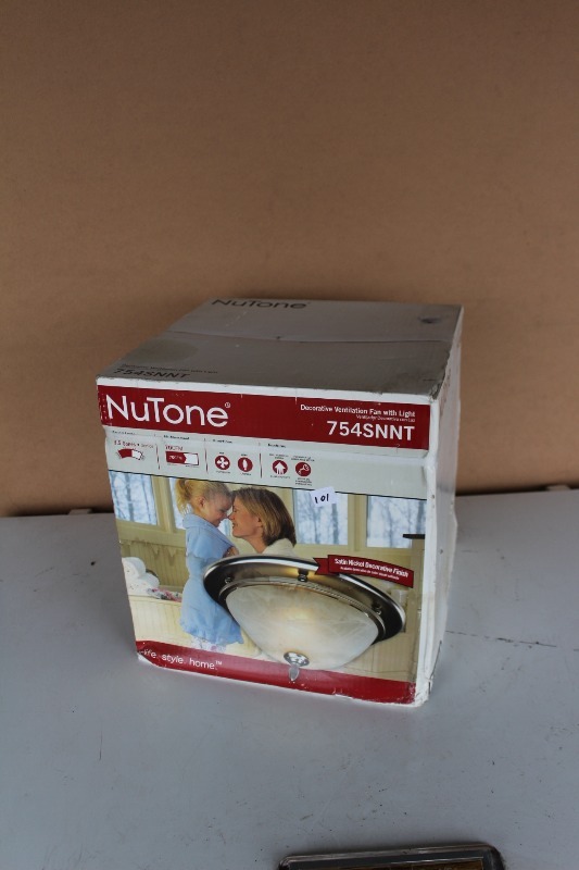 Nutone Ventilation Fan Light