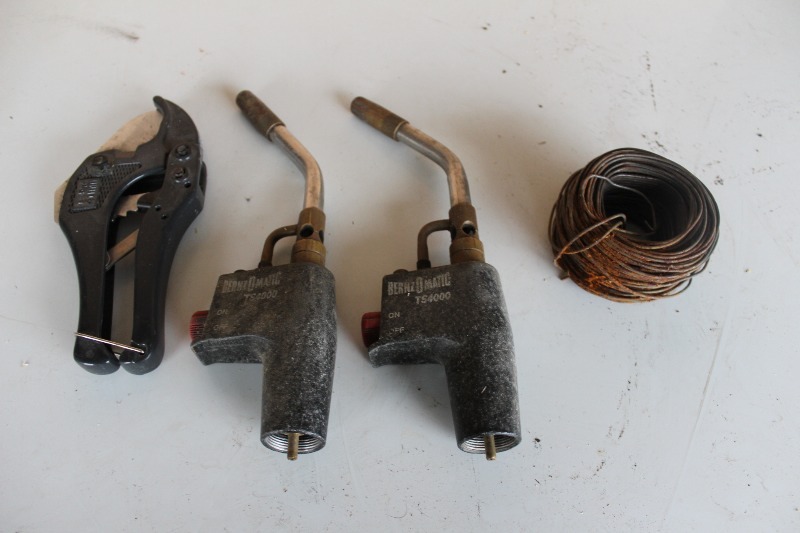 Propane Torches, Snips and Wires