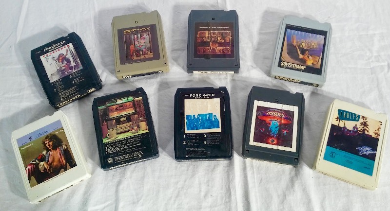 lot 11 image: Vintage 8 Track Tapes (55 tapes, various artists)