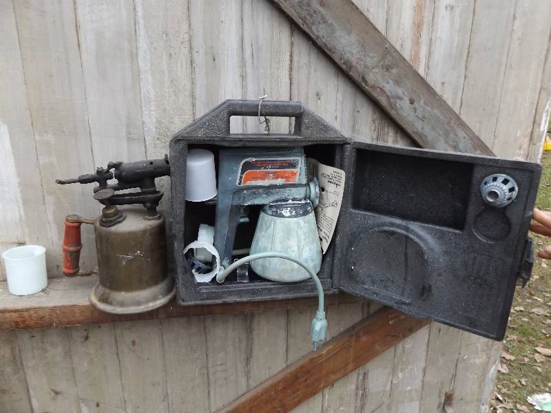 Paint Sprayer and Torch
