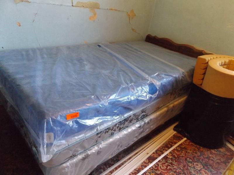 Bed frame and headboard