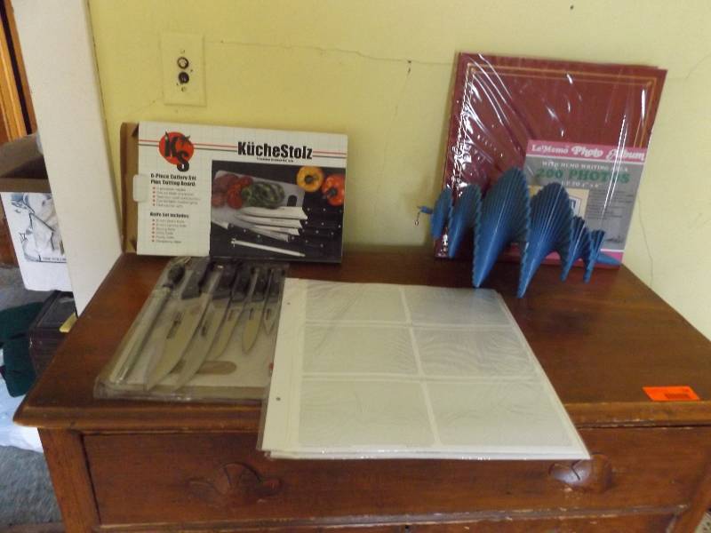 Kitchen Knives, Photo Album, and Spinner