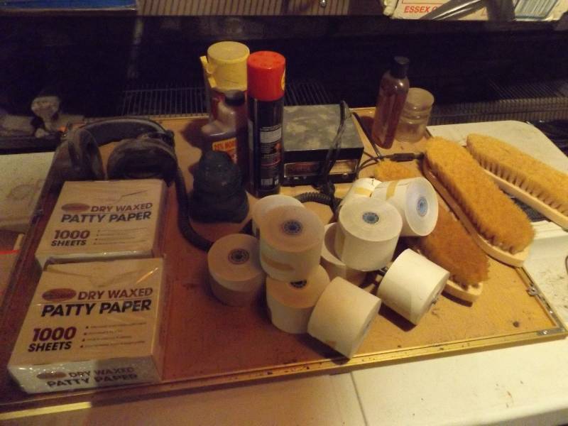 Power Supply, Cash Register Paper