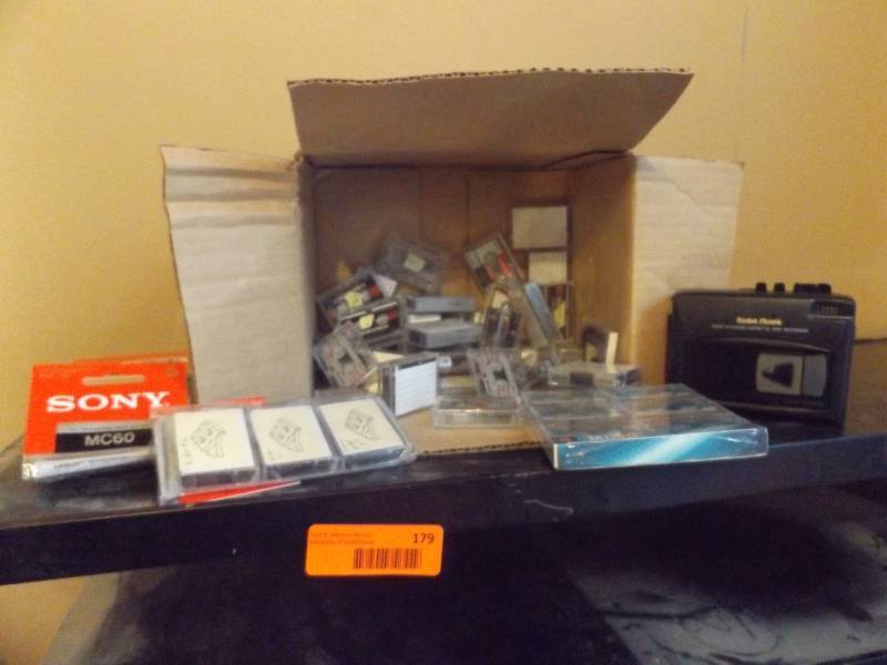 Mini Tape Recorder with Tapes