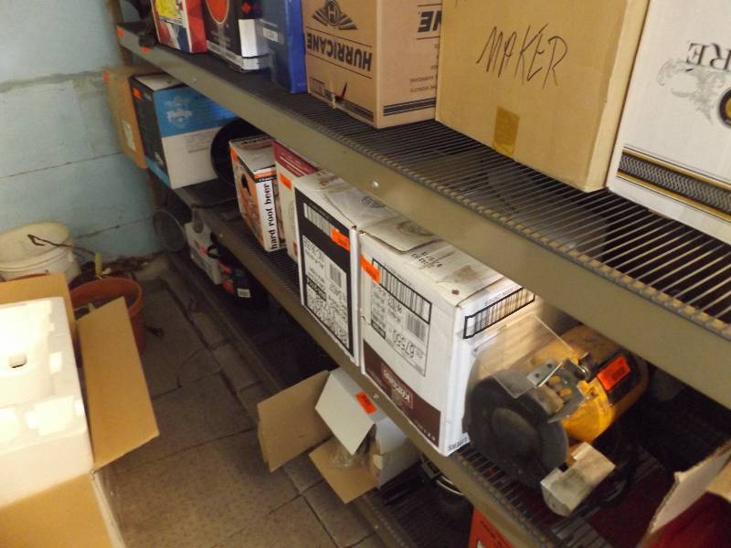 16 feet of heavy duty shelving