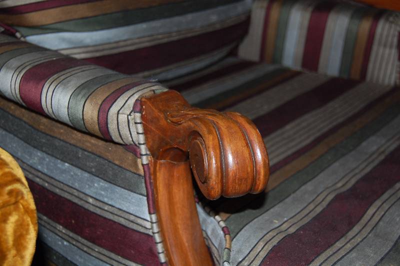 Easy Chair with Ottoman