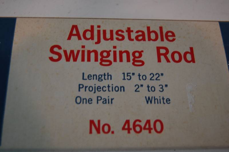 Adjustable Swinging Wall Rod
