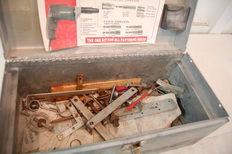 Toolbox with some Misc Hardware