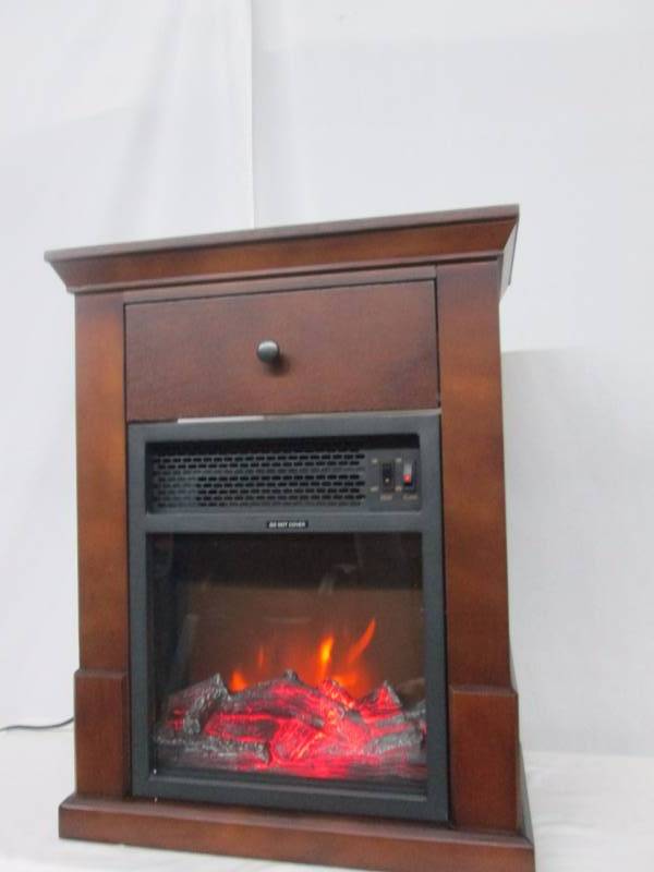 Easton Compact Electric Fireplace Heater