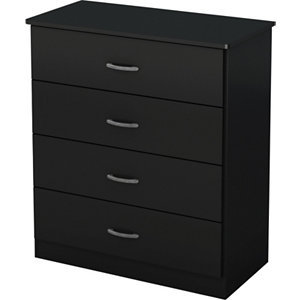 South Shore Libra 4-Drawer Chest - Black