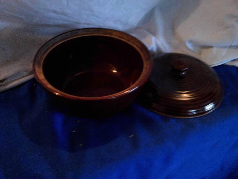 vintage crock bowl