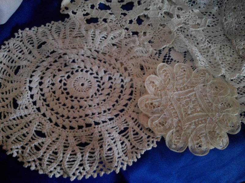 hand crafted doilies