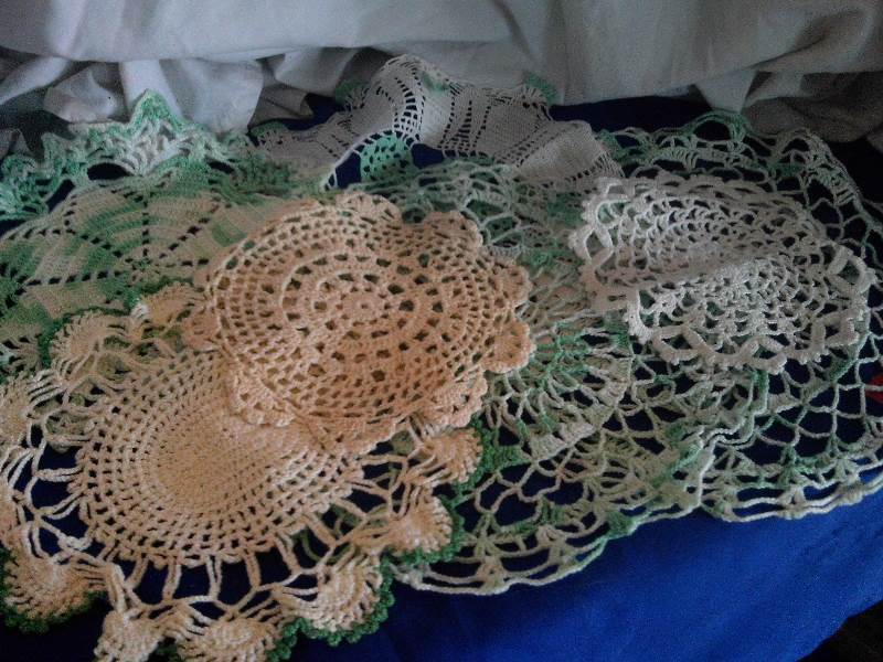 hand crafted doilies