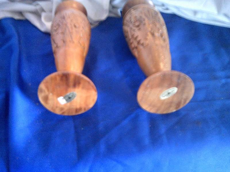 vintage nippa hut candle holders
